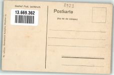 86983 W8923 Lechbruck Künstlerkarte Gasthaus Post Postkutsche sign. G.S.