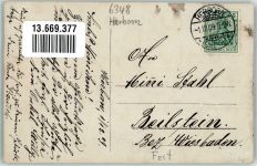35745 W6348 Herborn , Hess 1909 Foto AK Festzug Kinder Ort handschriftlich