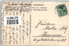 77948 W7632 Friesenheim , Baden 1909 Lithographie Gasthaus zur Krone Kais. Post