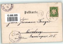 92681 W8488 Erbendorf 1901 Lithographie Unterer Markt Kaiserberg Marktplatz Vorderer Markt