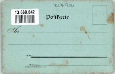72270 W7292 Röt Lithographie / Mondschein Sägewerk Wurster Rötherkopf Handlung Stoll Murgtal