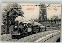16928 O1920 Pritzwalk 1906 - Personenzug Anlagen Bismarckturm