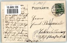 16928 O1920 Pritzwalk 1906 - Personenzug Anlagen Bismarckturm