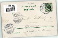 29468 W3134 Bergen Dumme 1897 Lithographie Turm Schelmenburg