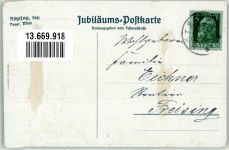 93444 W8493 Kötzting 1912 Künstlerkarte 500 Jahrfeier Pfingstritt Kötzting 1912 Reiter Fahnenträger signiert