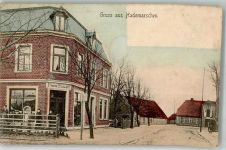 25557 W2215 Hanerau-Hademarschen 1909 - Dorfstrasse Geschäft Bauer