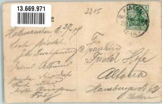 25557 W2215 Hanerau-Hademarschen 1909 - Dorfstrasse Geschäft Bauer