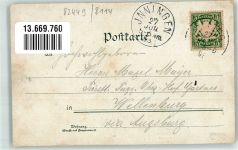 82449 W8114 Uffing a. Staffelsee 1898 Lithographie Staffelsee Gasthaus zur Sonne Rieden