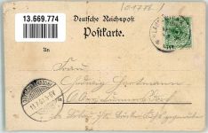 01778 O8246 Lauenstein 1901 Lithographie Hotel Stadt Teplitz Burg