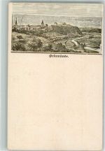 07768 O6907 Orlamünde Lithographie Vorläufer Druck 1880-1889 Orlamünde