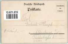 07768 O6907 Orlamünde Lithographie Vorläufer Druck 1880-1889 Orlamünde