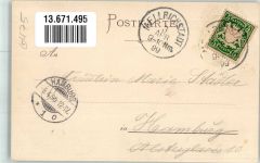 63695 W6475 Stockheim , Kr Büdingen, Hess 1899 Lithographie Amtshaus