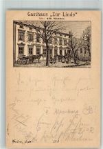10115 W1000 Gatow 1897 Lithographie Vorläufer Druck 1880-1889 Gasthaus zur Linde