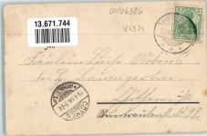 06386 O4371 Körnitz 1904 - Dorfstrasse Gasthaus Lohmann Fahrrad