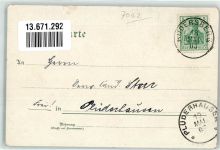 73635 W7062 Rudersberg , Württ 1903 Lithographie Badstrasse Schloss Waldenstein Klingenmühle