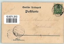 33775 W4804 Versmold 1900 Lithographie Bahnhof Villa Delius