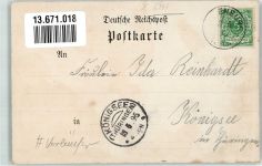 07778 O6901 Tautenburg 1895 Lithographie Vorläufer Druck 1880-1889 Tautenburg