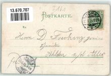 21635 W2155 Jork , Niederelbe 1901 Lithographie Hannover Vollbluthengst Gasthaus Cordes