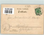 06386 O4374 Osternienburg 1898 Lithographie Fabrik Hotel Kirche