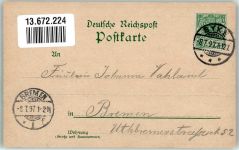 28857 W2808 Syke 1897 Lithographie Am Mühldamm Wolfsschlucht Villa Klatte Hotel Schützenhaus Im Friedeholze