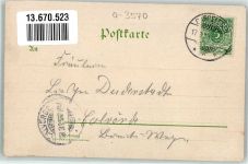 39638 O3570 Gardelegen Lithographie Cafe Germania Gaststube