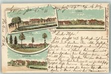 06369 O4371 Libehna 1898 Lithographie Libehna Ropau Ziebigk Locherau