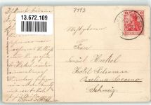 74523 W7173 Lachweiler 1903 - Gasthaus Schmitt Schule Dorfstrasse