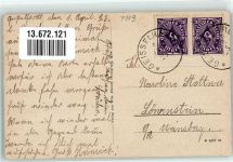 74523 W7173 Geißelhardt 1923 - Gemischtwaren Hafner Postagentur Inflationsporto