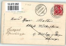 74405 W7160 Eutendorf 1905 - Pfarrhaus Gastrh zum Rössle Gemischtwarenhandlung Wolf