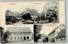 74541 W7175 Großaltdorf , Kr Schwäbisch Hall - Dorfstrasse Dorfhäuser Gasthaus zum Adler Gemischtwaren Votteler