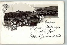 99448 O5305 Kranichfeld 1894 Lithographie Vorläufer Druck um 1890 Kranichfeld