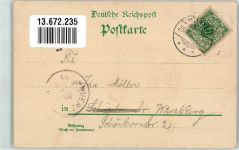 37176 W3412 Nörten-Hardenberg 1899 Lithographie Post Zuckerfabrik Bahnhof Ruine Hardenberg