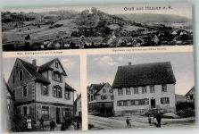 74420 W7163 Hausen an der Rot 1921 - Gemischtwaren Krieger Gasthaus zum Ochsen