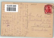 74420 W7163 Hausen an der Rot 1921 - Gemischtwaren Krieger Gasthaus zum Ochsen