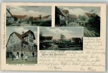 74547 W7177 Brachbach , Württ 1913 - Dorfstrasse Handlung Offenhäusser
