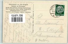 42799 W5653 Witzhelden Foto AK Metzholz Gasthaus von Emil Wingfeld Gartenwirtschaft Reisebus