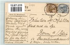 74564 W7180 Satteldorf 1906 - Pfarrhaus Dorfstrasse
