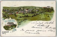 Letovice Lettowitz Lithographie Schloss