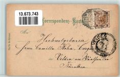 1170 Wien 17. Bezirk, Hernals 1898 Lithographie Dornbach Schloss fürstl.Schwarzenberg Ruhestätte Graf Lascy Geschäft Güldene Waldschnepfe