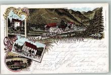 Schweidnitz Swidnica 1900 Lithographie Gasthaus zur goldenen Waldmühle