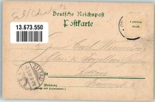 Schweidnitz Swidnica 1900 Lithographie Gasthaus zur goldenen Waldmühle