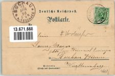 79395 W7844 Neuenburg am Rhein 1898 Lithographie Vorläufer Druck um 1890 Hotel Witz-Schmidt Rhein