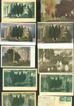 Lot mit 27 AK einzelne mehrfach Böcklin, A. Posten 21 bis 100 AK