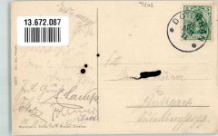 72175 W7242 Dornhan 1911 - Gasthaus zur Linde Gasthaus zum Lamm Post