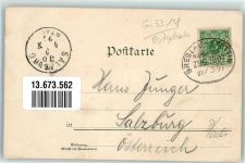 Wohlau Wolów 1897 Lithographie Kaserne Unteroffiziersschule Rathaus Gymnasium Bahnpost Breslau-Stettin Zug 1007