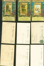 Lot mit 12 AK komplette Serie Eule Prägedruck Monat Kleinposten bis 20