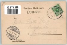 Zielenzig Sulecin 1898 Lithographie Rathaus Kirche Bahnhof Denkmal Kaiser Wilhelm Bahnpost Zug -Posen 297