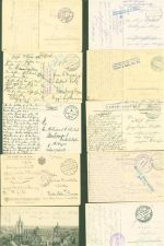 Lot mit 30 AK Frankreich Westfront Feldpoststempel WK I Posten 21 bis 100 AK