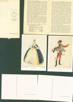 Lot mit 8 AK signiert Johanna Plak Serie Operette Der Zigeunerbaron komplett Originalumschlag Künstlerkarten Strauss, J. Kleinposten bis 20