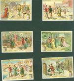 Lot mit 6 Kaufmannsbilder Serie Malta KEINE AK Liebig Kleinposten bis 20